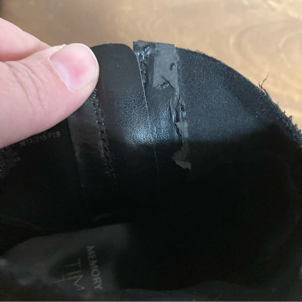 5/$15 Time and True Black Western Style Ankle Boots 6.5